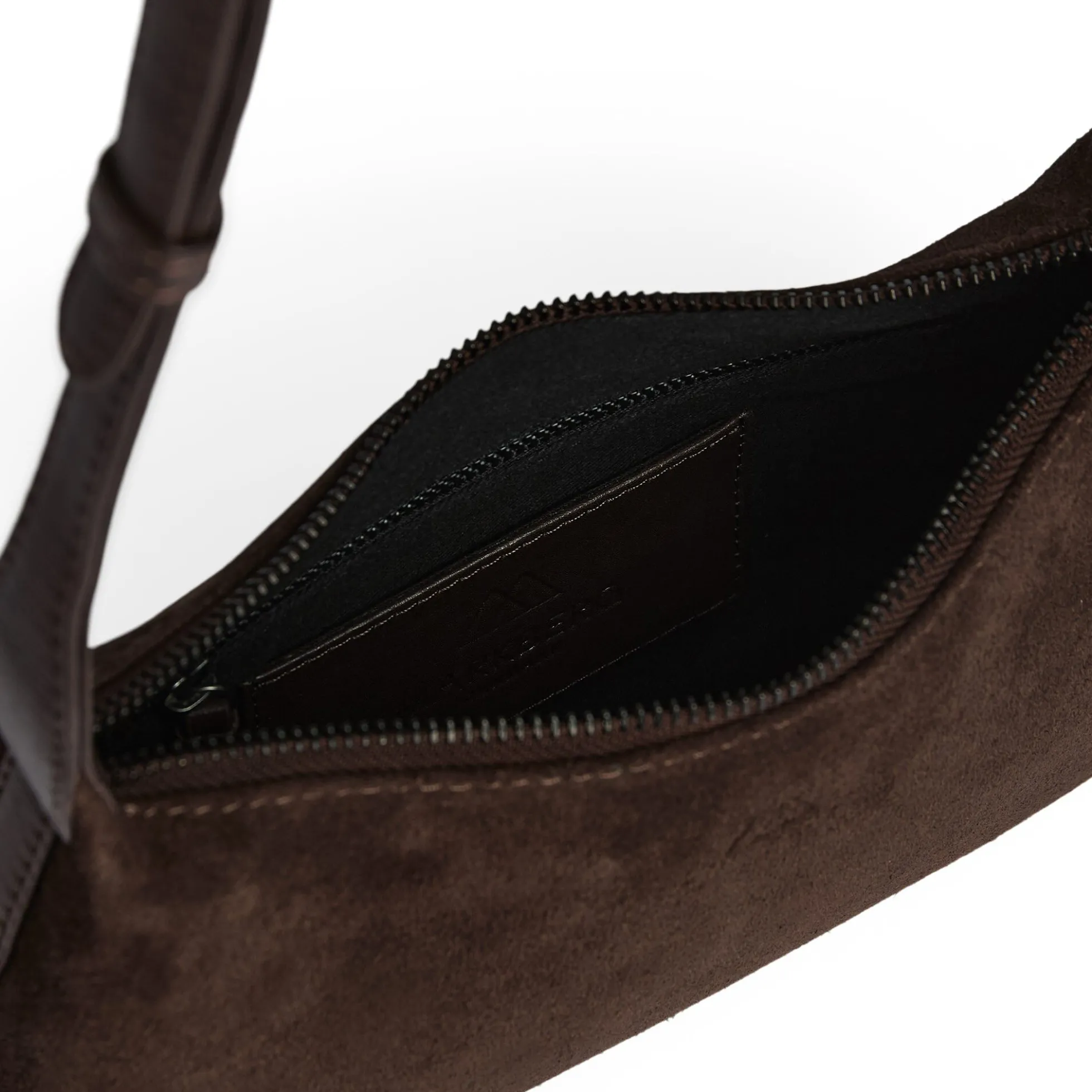 AvenyaMBG Cross. Bag Suede, dark brown