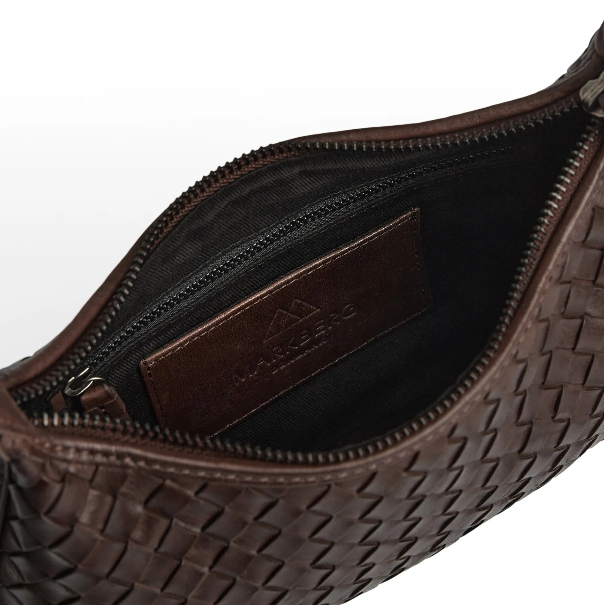 AvenyaMBG Cross. Bag Weave, dark brown