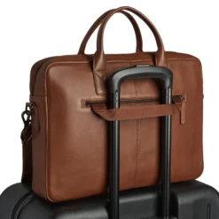 AxelMBG Laptop Bag, cognac