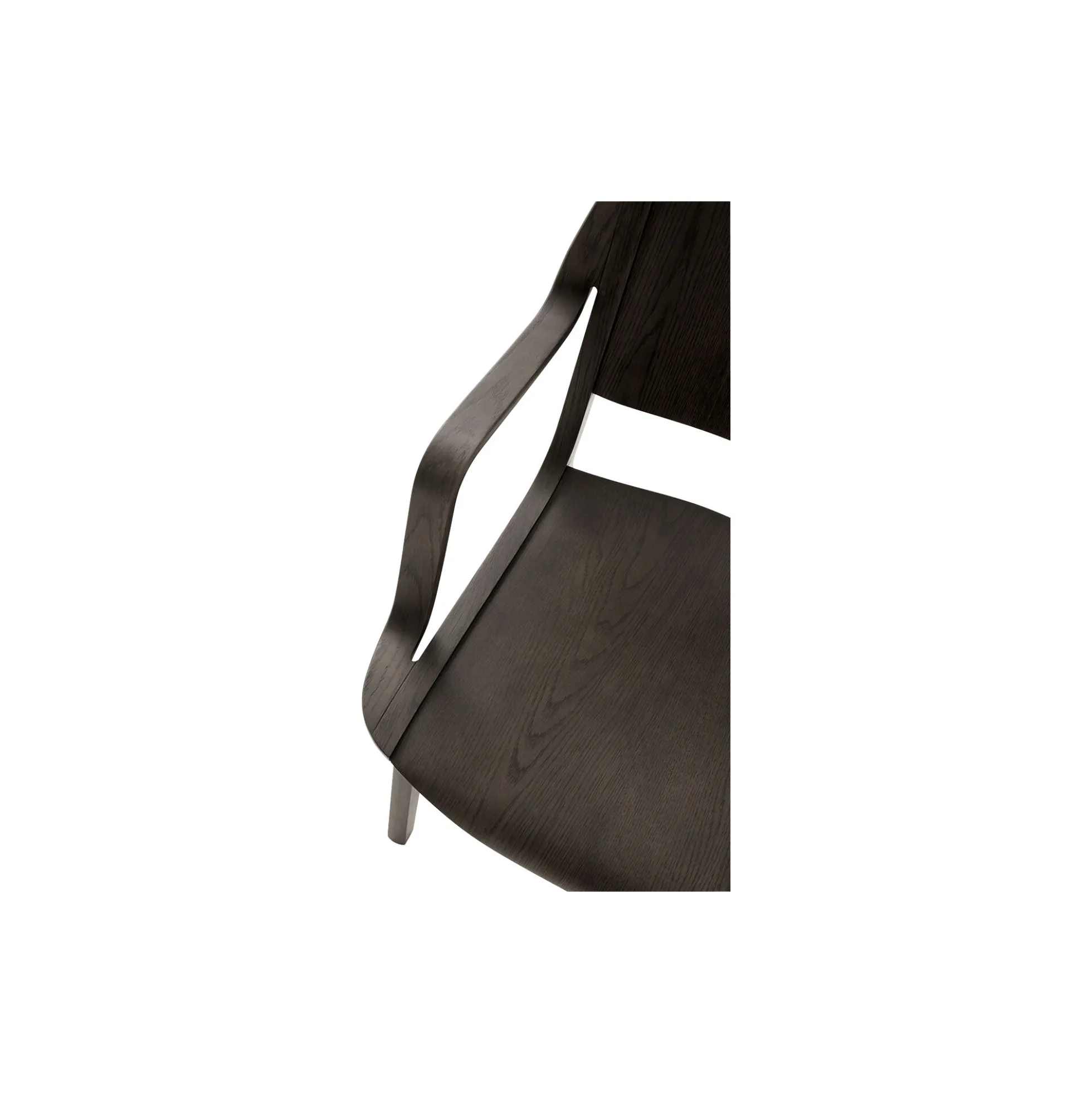 AX HM11 Lounge Chair, dark stained oak