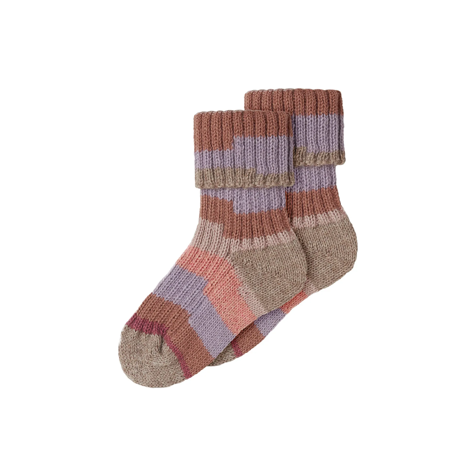 Azusa Knit Socks, multicolour girl
