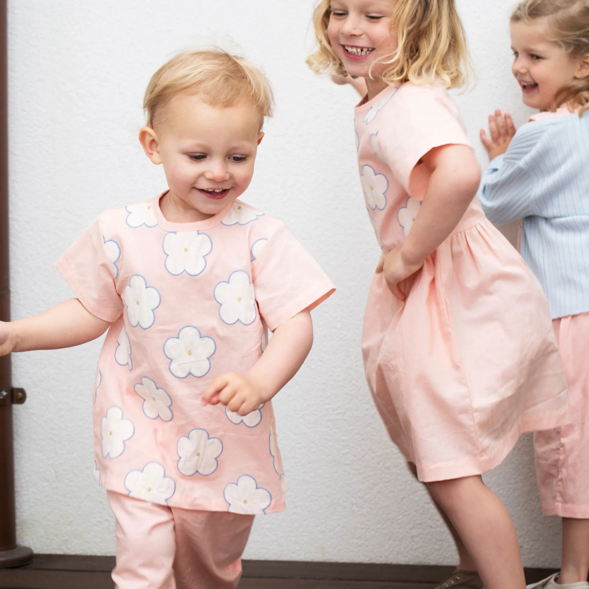 Baby Embroidery Top, peach