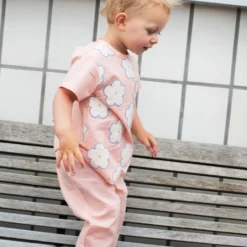 Baby Embroidery Top, peach