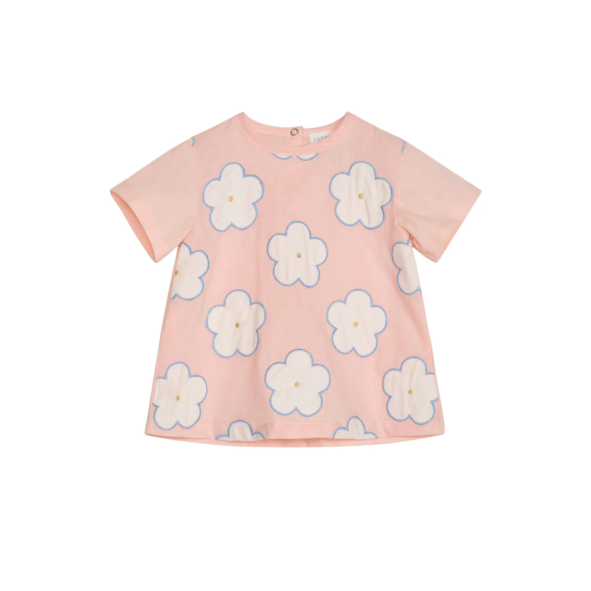 Baby Embroidery Top, peach