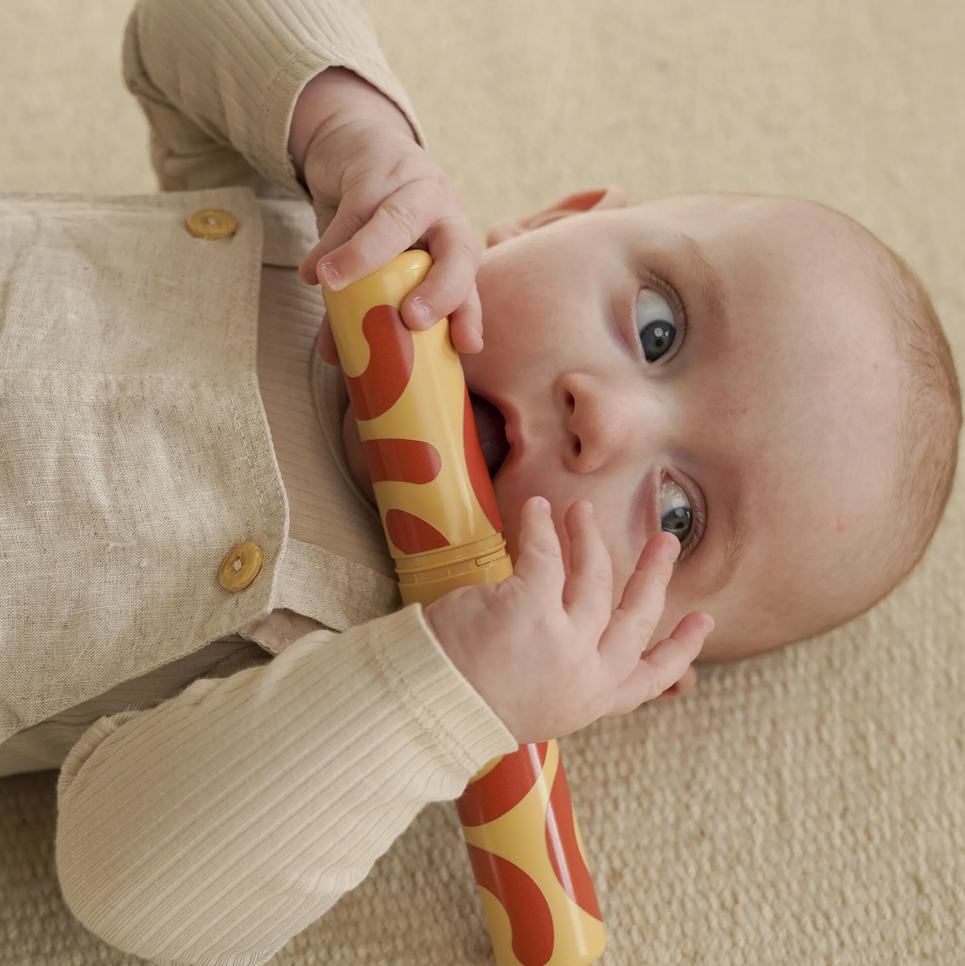 Baby motoriksæt, sand grey/honey yellow