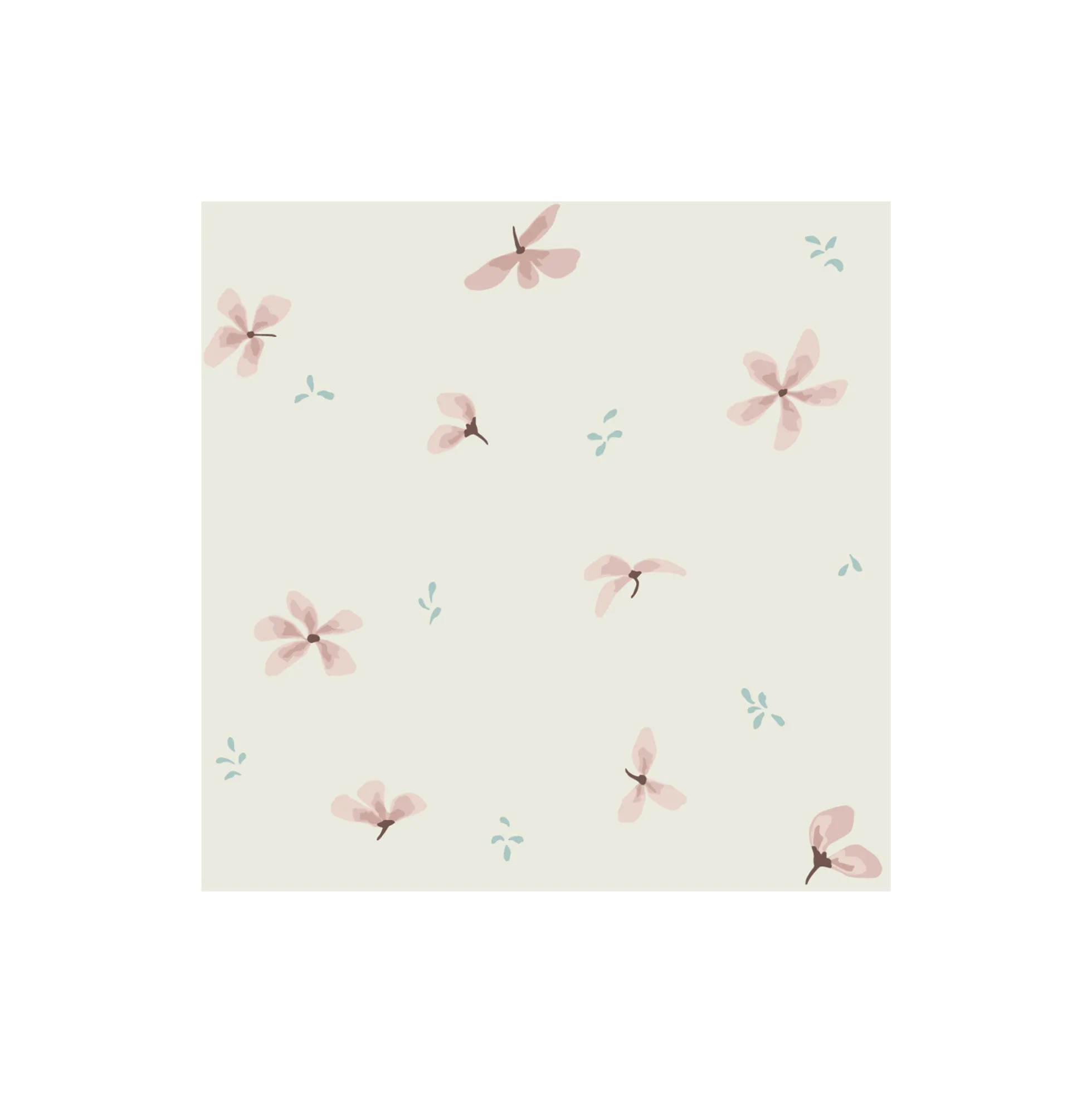 Baby sengetøj, windflower creme