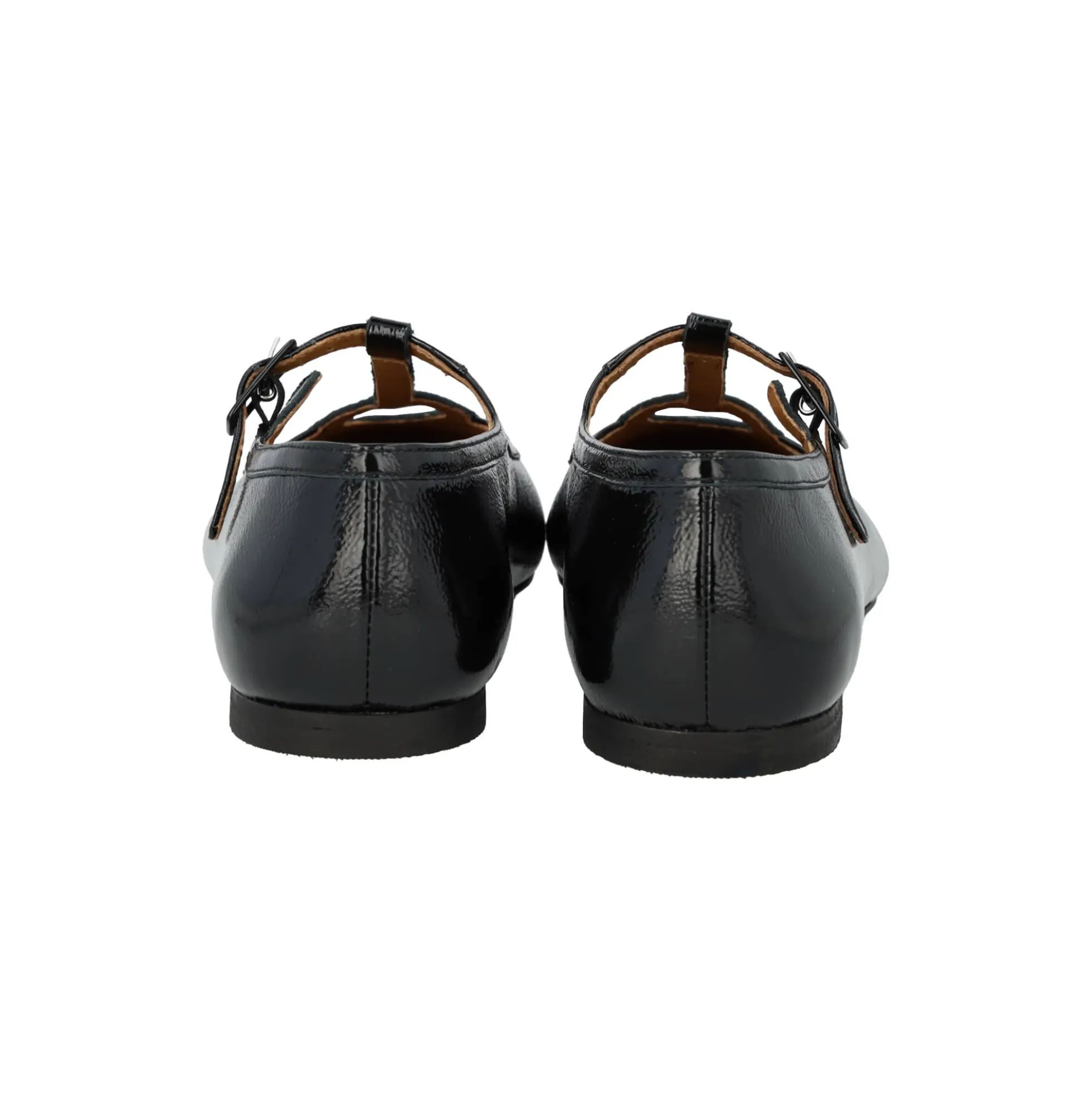 Ballerina with heart-shaped cut-out, black