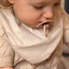 Bandana savlesmæk 2-pak, classic stripes camel