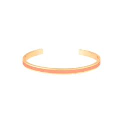 BANGLE Bracelet, coral orange