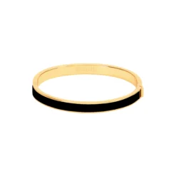 BANGLE Bracelet 7 mm T1, black/light gold