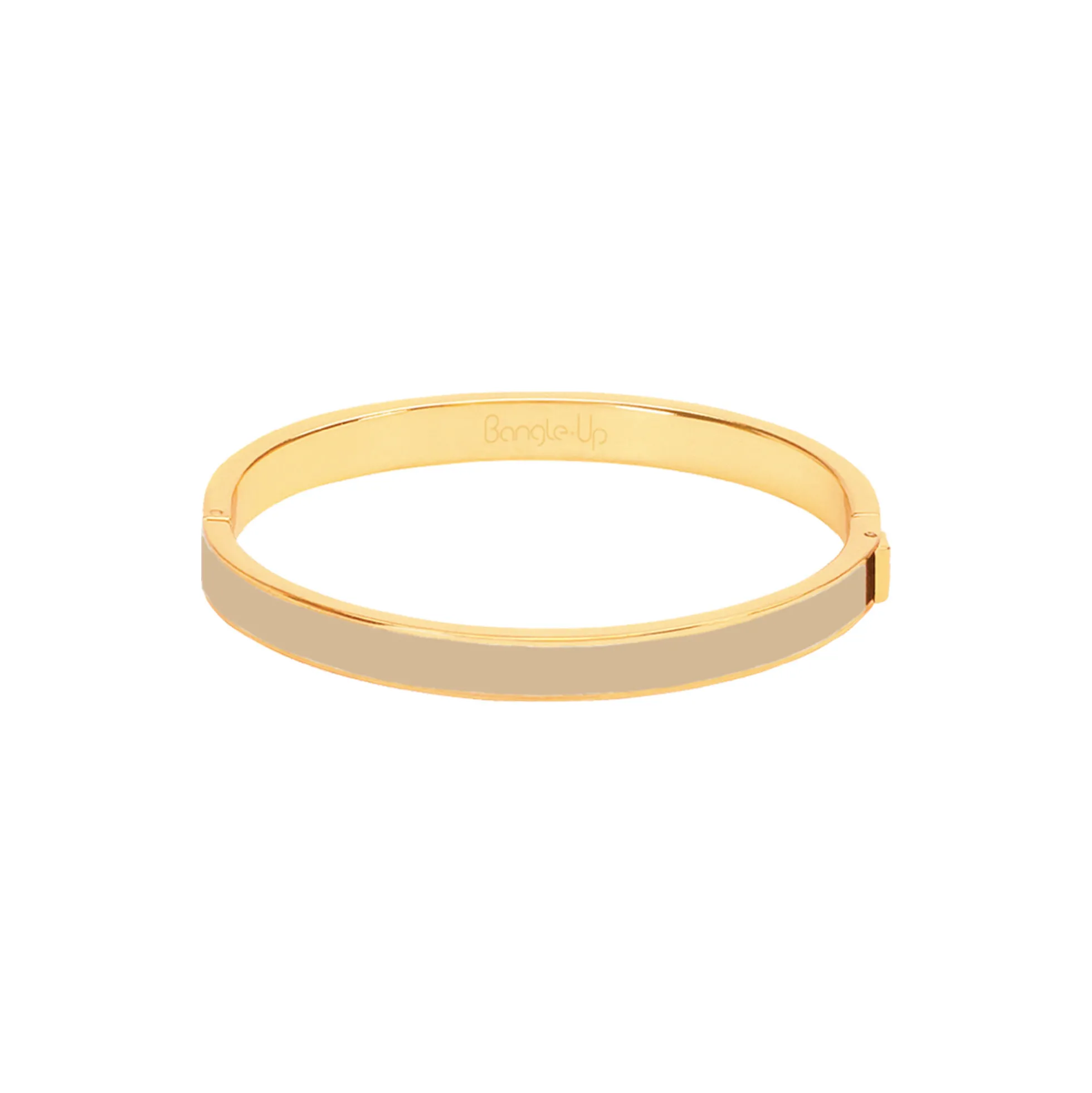 BANGLE Bracelet 7 mm T2, mastic beige