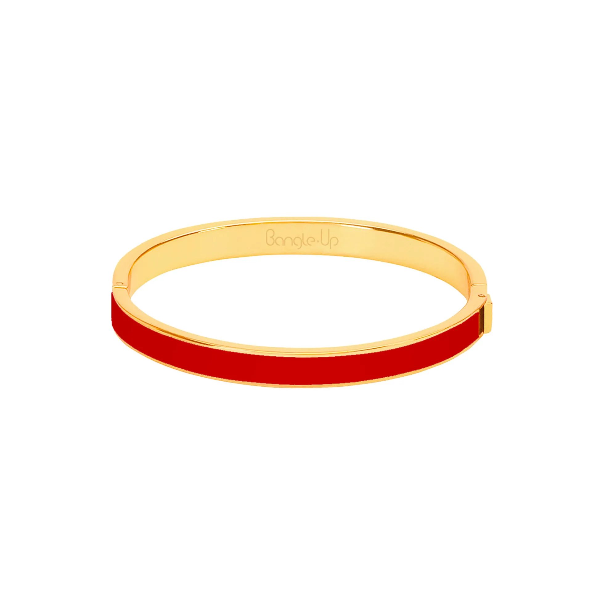 BANGLE Bracelet 7 mm T1, salsa red