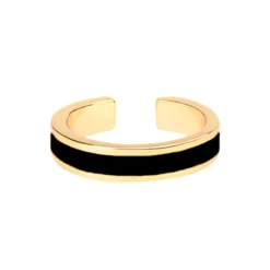 BANGLE Ring, light gold/black