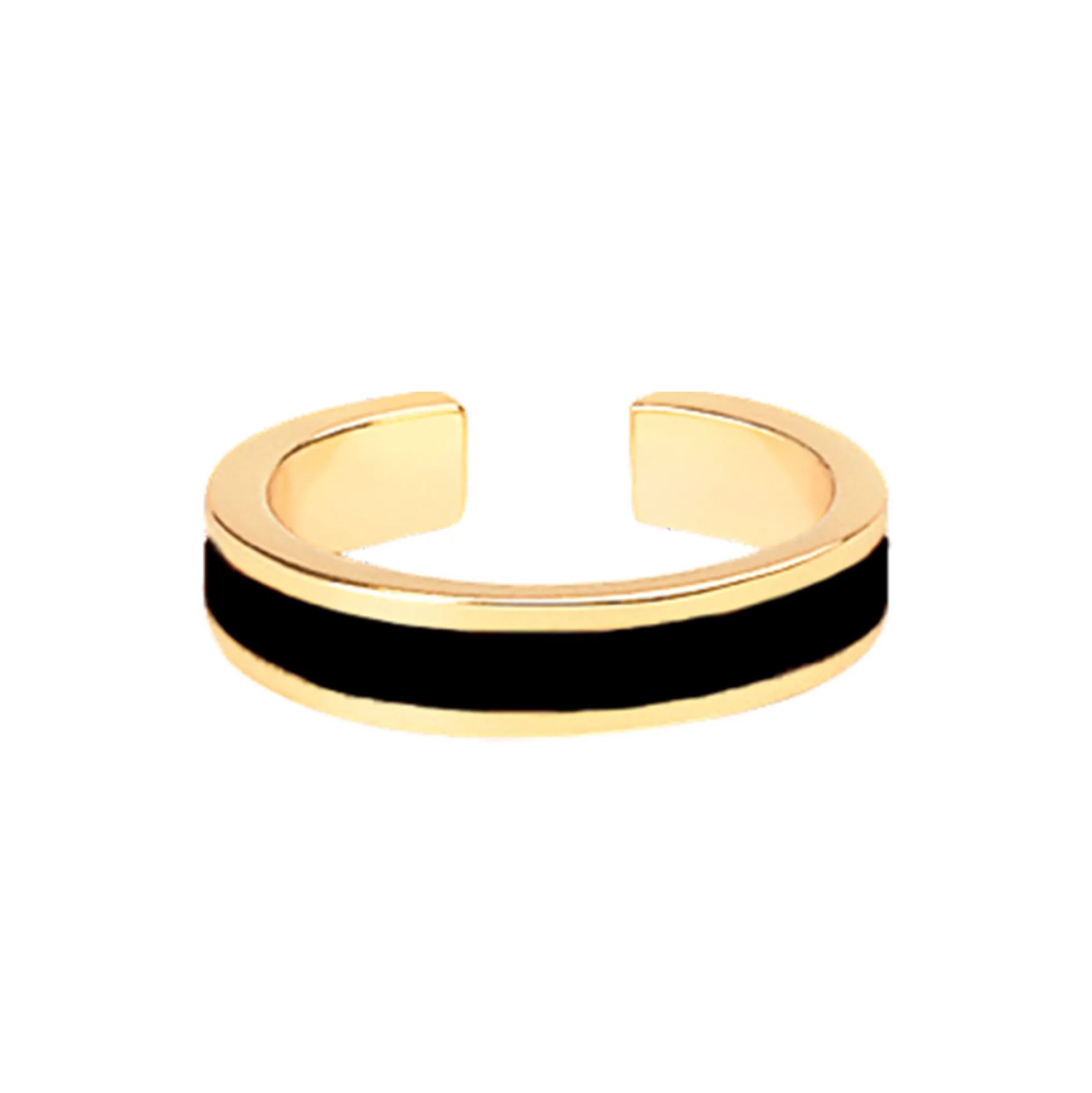 BANGLE Ring, light gold/black