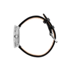 Bankers armbåndsur, white/steel/black