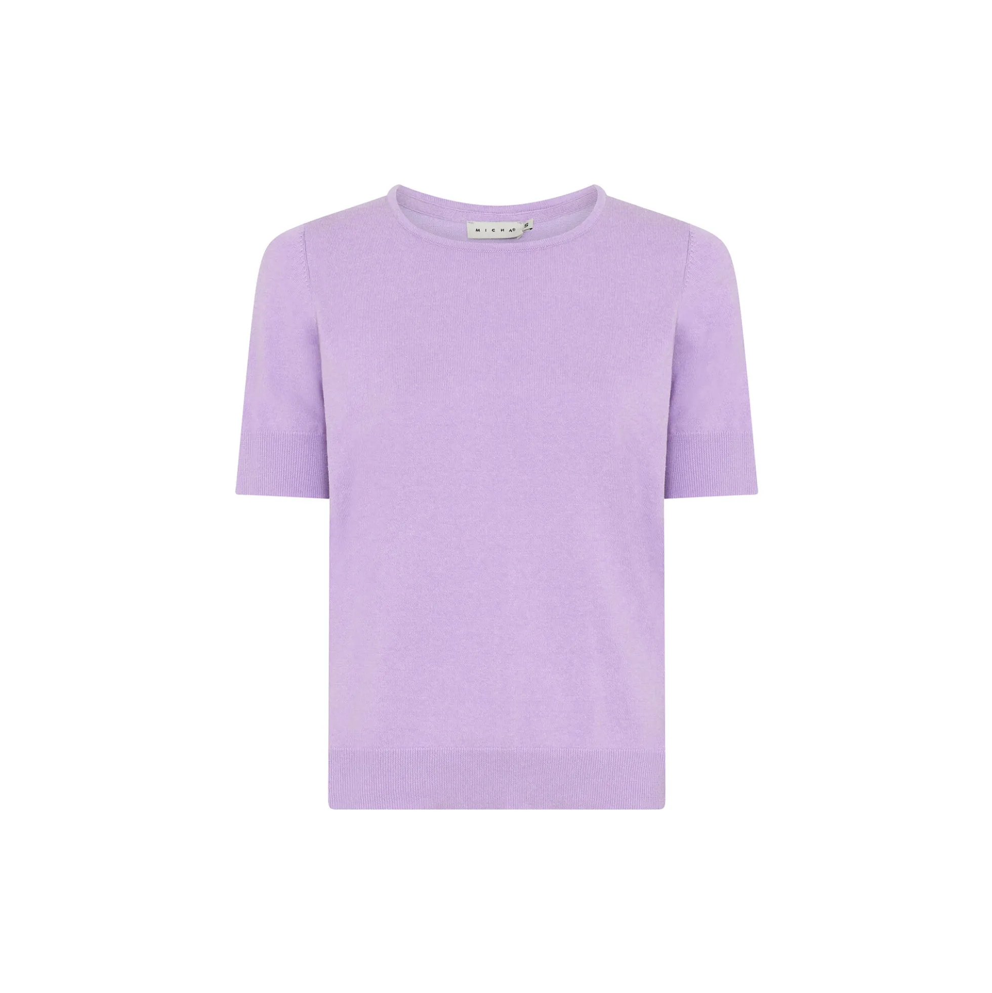 BB Melange Cotton Knit, lilac melange