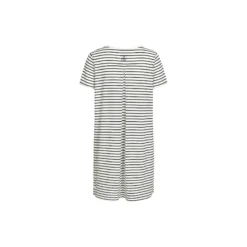 Bea Shortsleeved Dress, pavement stripe