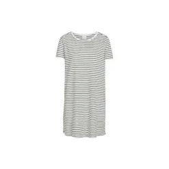 Bea Shortsleeved Dress, pavement stripe