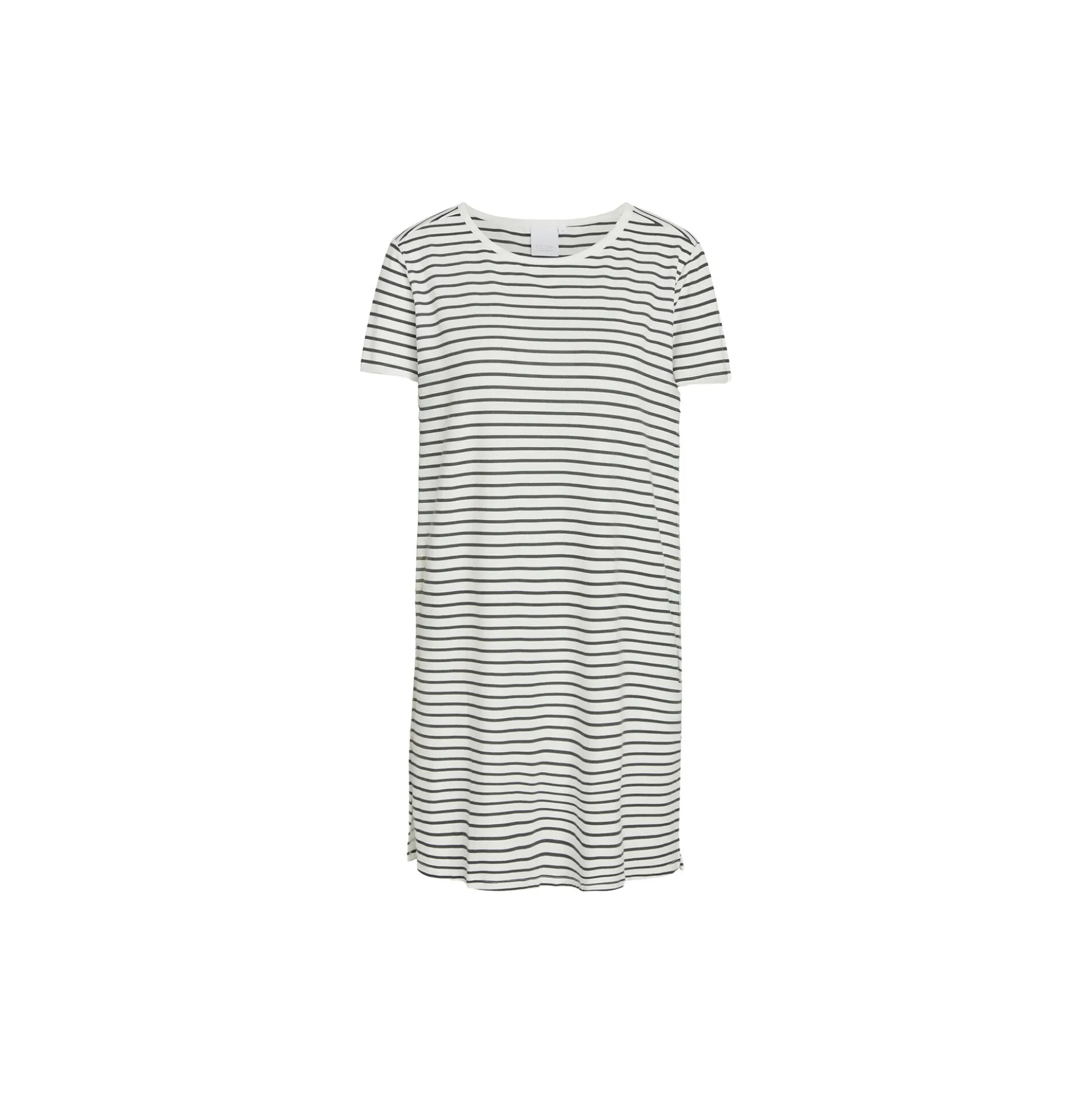 Bea Shortsleeved Dress, pavement stripe