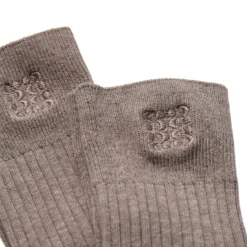 BEATHASW KNEE SOCK x 2, camel melange
