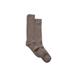 BEATHASW KNEE SOCK x 2, camel melange