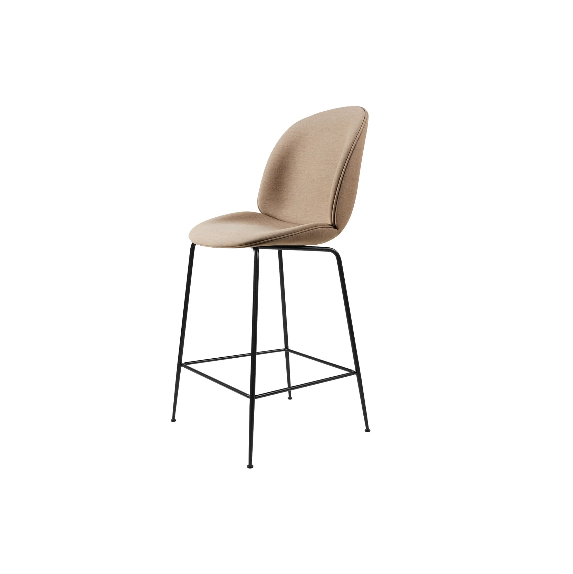 Beetle Counter Chair Fully Upholstered, Remix 233/black matt