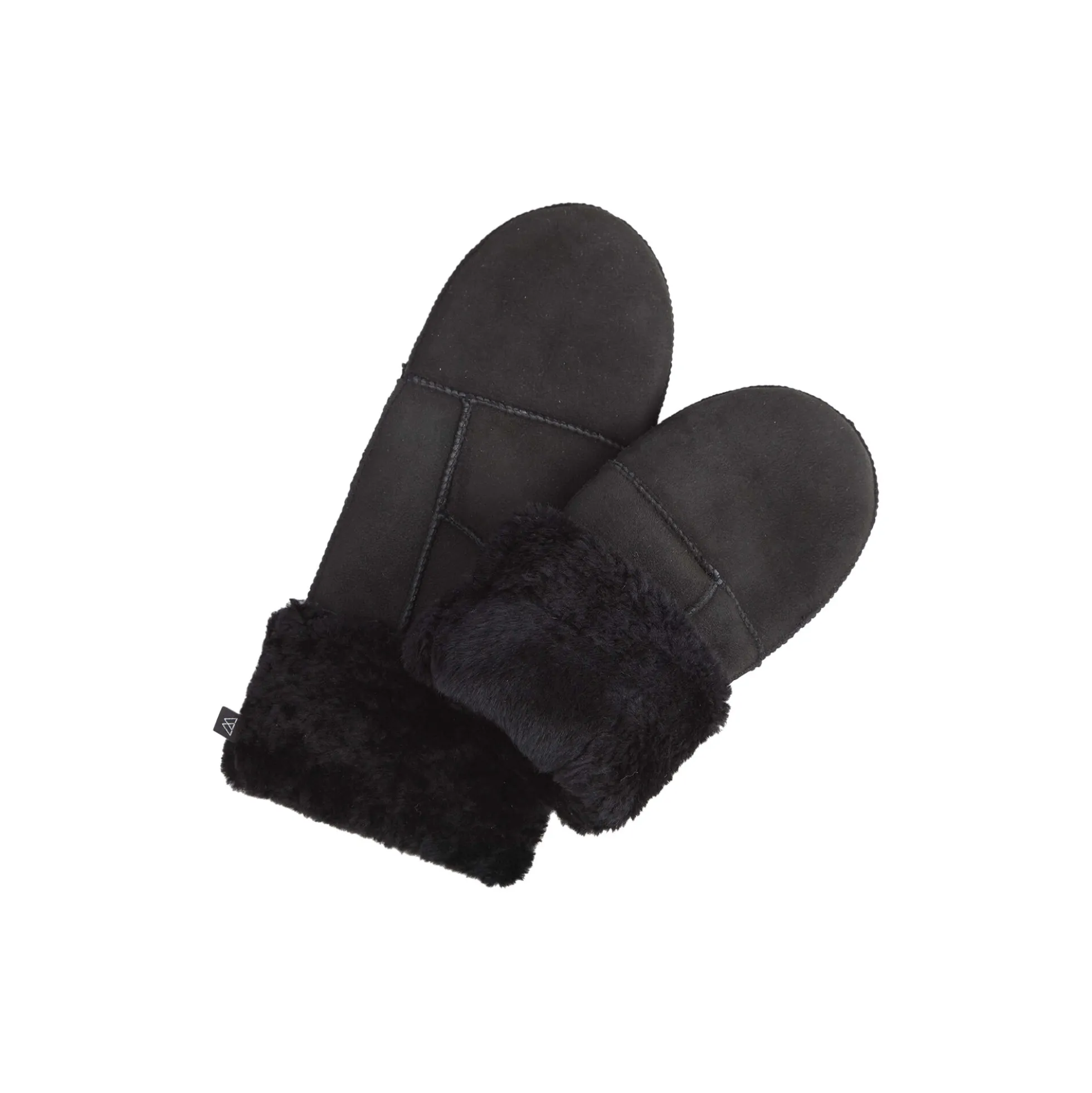 BellaMBG Sheepskin Mitten, black
