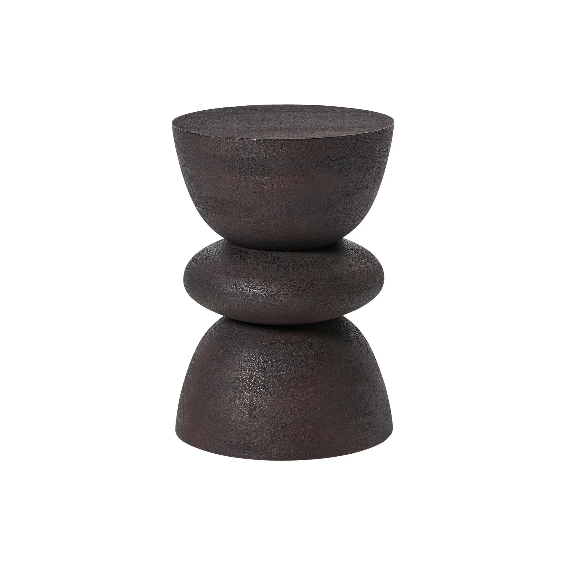 Benno Round Side Table, mango wood