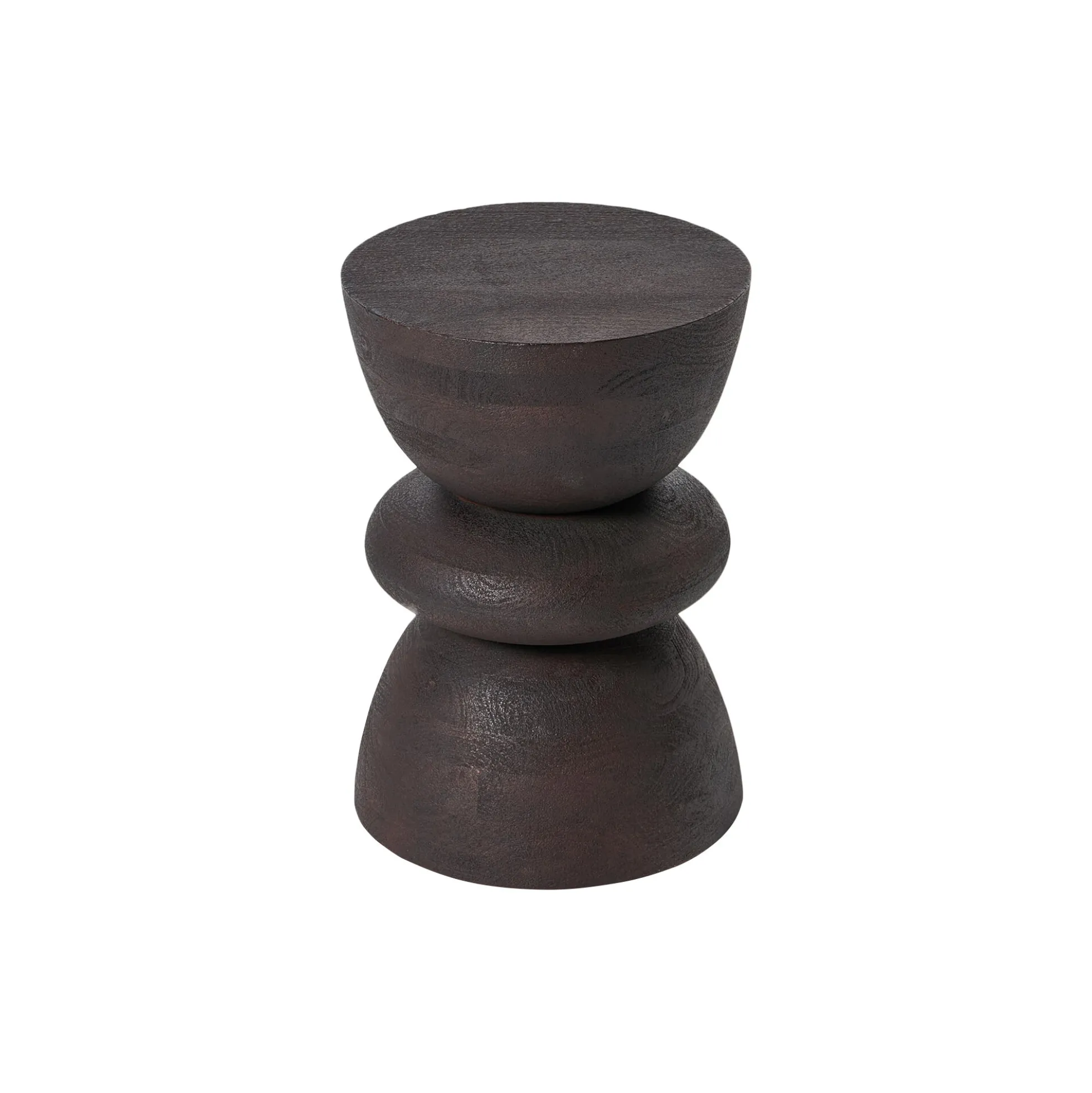Benno Round Side Table, mango wood
