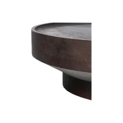 Benno XL Round Coffee Table, mango wood