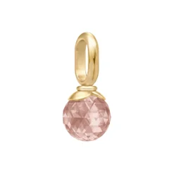 Berry Pendant S, gold/turmalin rose