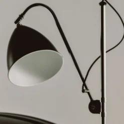 Bestlite BL3 M Floor Lamp, black semi matt/chrome