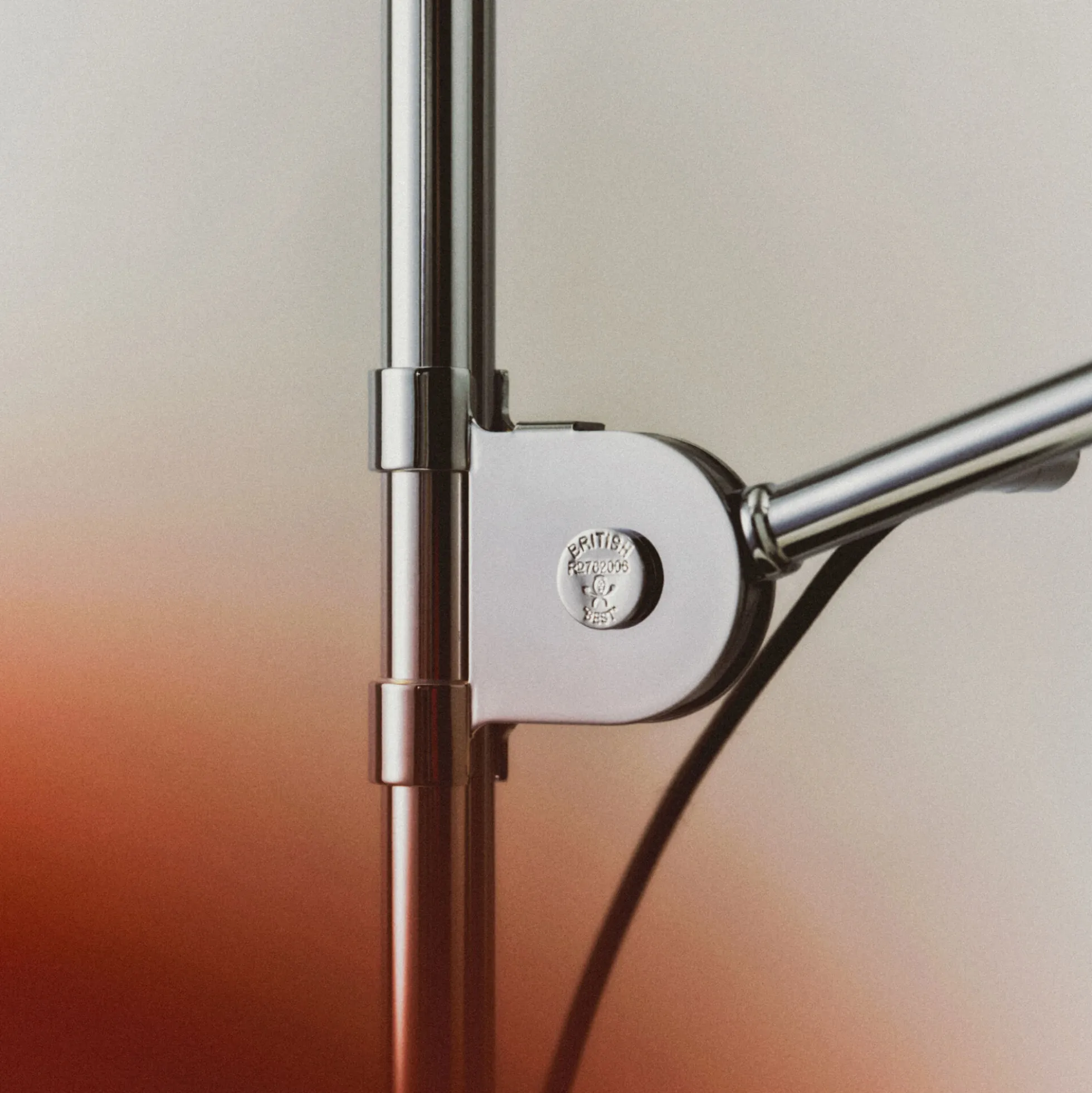 Bestlite BL3 M Floor Lamp, black semi matt/chrome