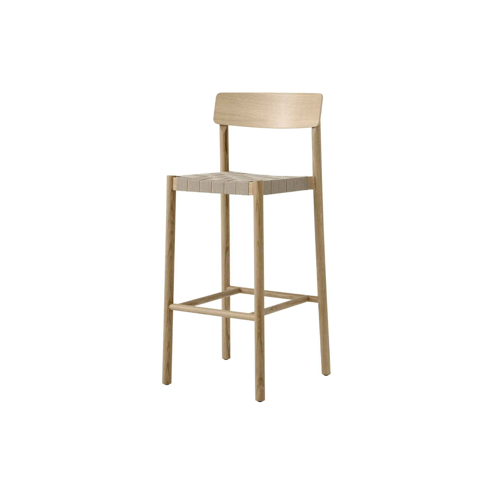 Betty TK15 Bar Chair, lacquered oak/natural