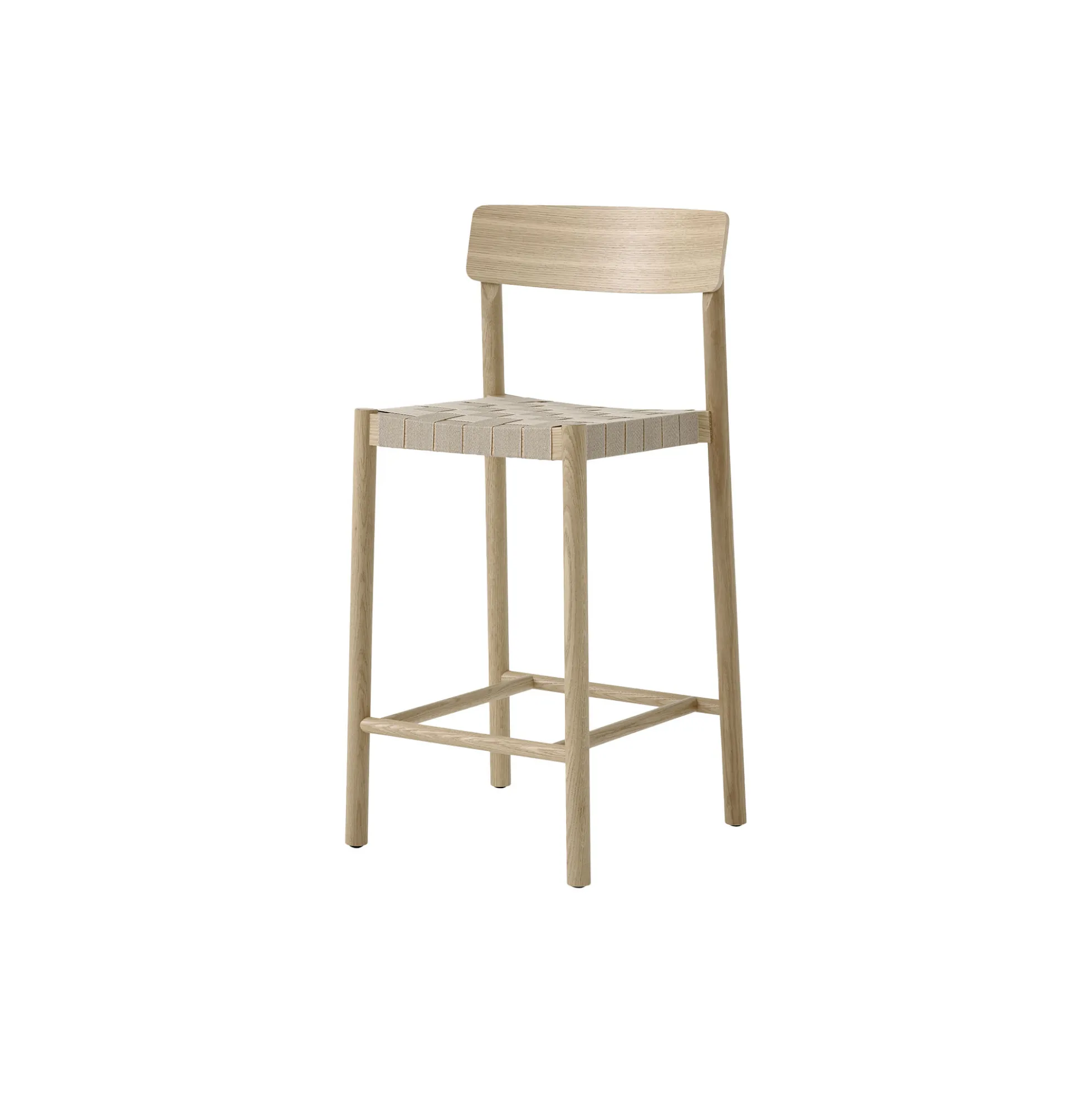 Betty TK12 Counter Chair, lacquered oak/natural
