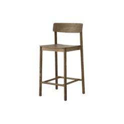 Betty TK13 Counter Chair, smoked oiled oak/black