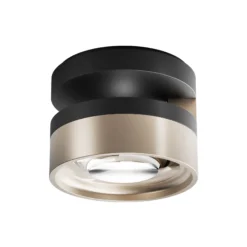 BLADE C1 SLIM loftlampe, matt black/satin gold