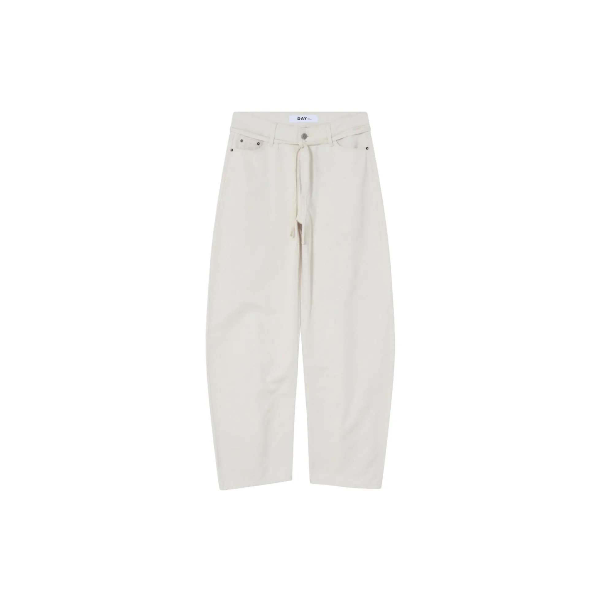 Blaire - Soft White Denim Jeans, jet stream