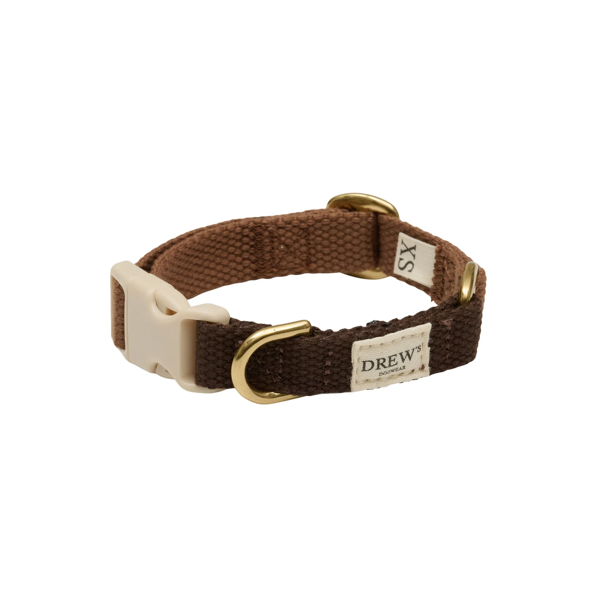 Blødt & Justerbart hundehalsbånd, chocolate