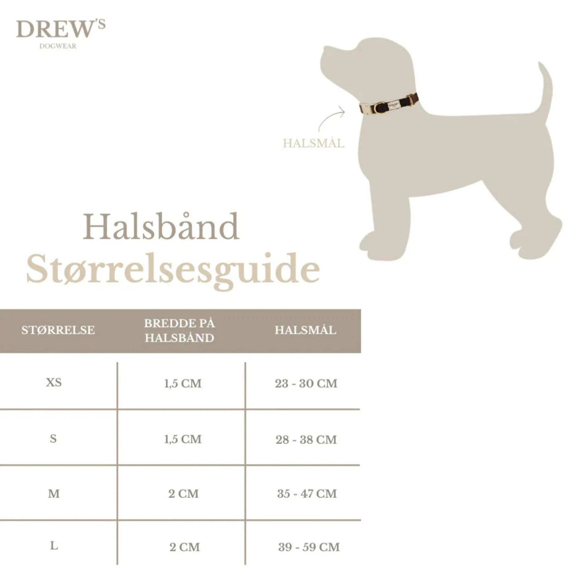 Blødt & Justerbart hundehalsbånd, olive