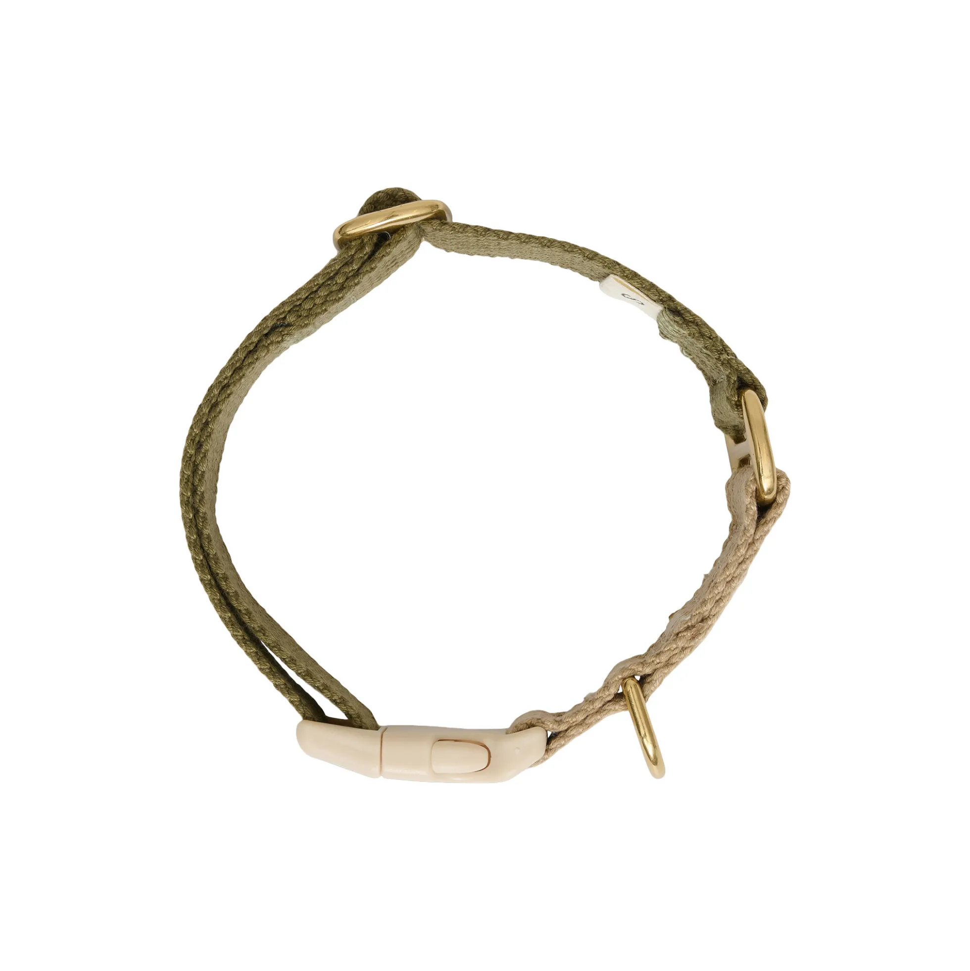 Blødt & Justerbart hundehalsbånd, olive