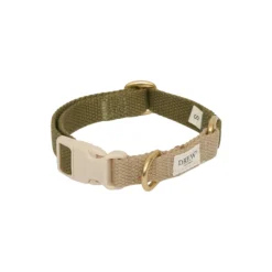 Blødt & Justerbart hundehalsbånd, olive