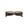 Bloom Sunglasses, transparent coffee brown