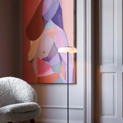 Blossi Floor Lamp, black/opal
