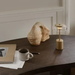 Blossi Table Mini Portable, nordic gold