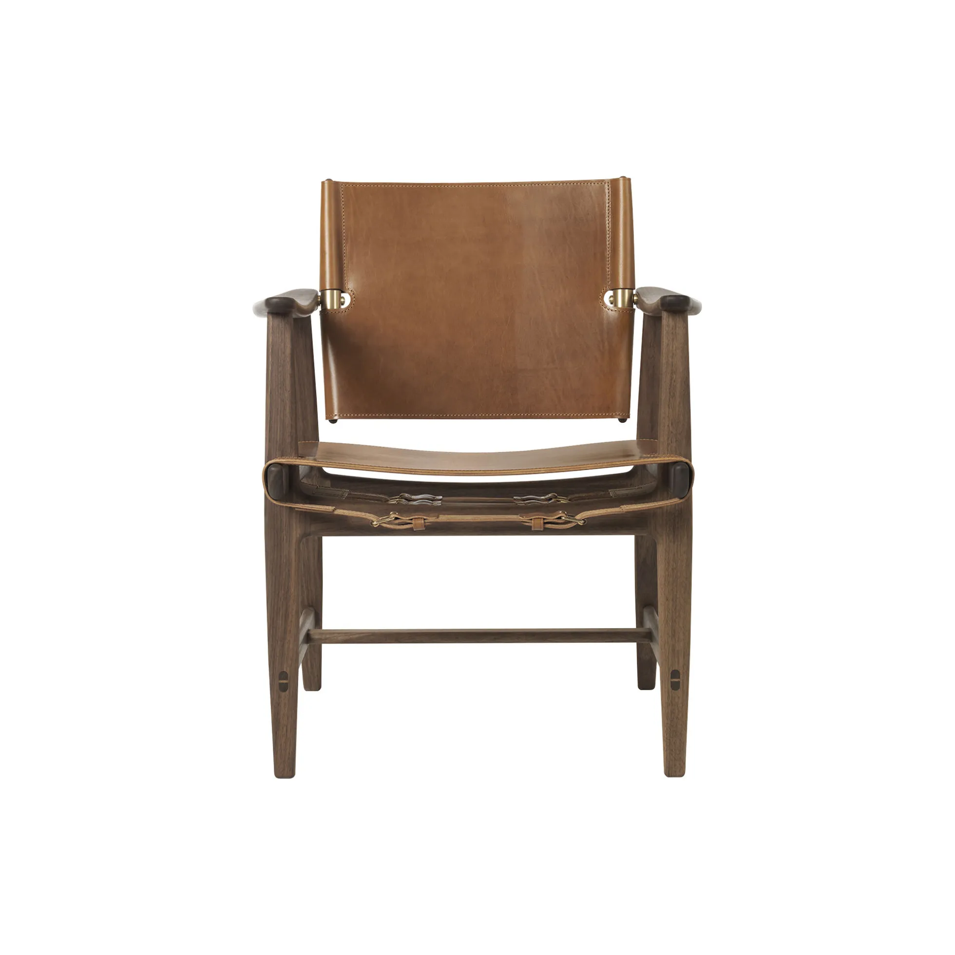 BM1106 Jægerstolen, olieret valnød/cognac