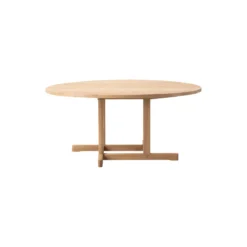 BM80 Mogensen Coffee Table Ø 120 cm, lysolieret eg