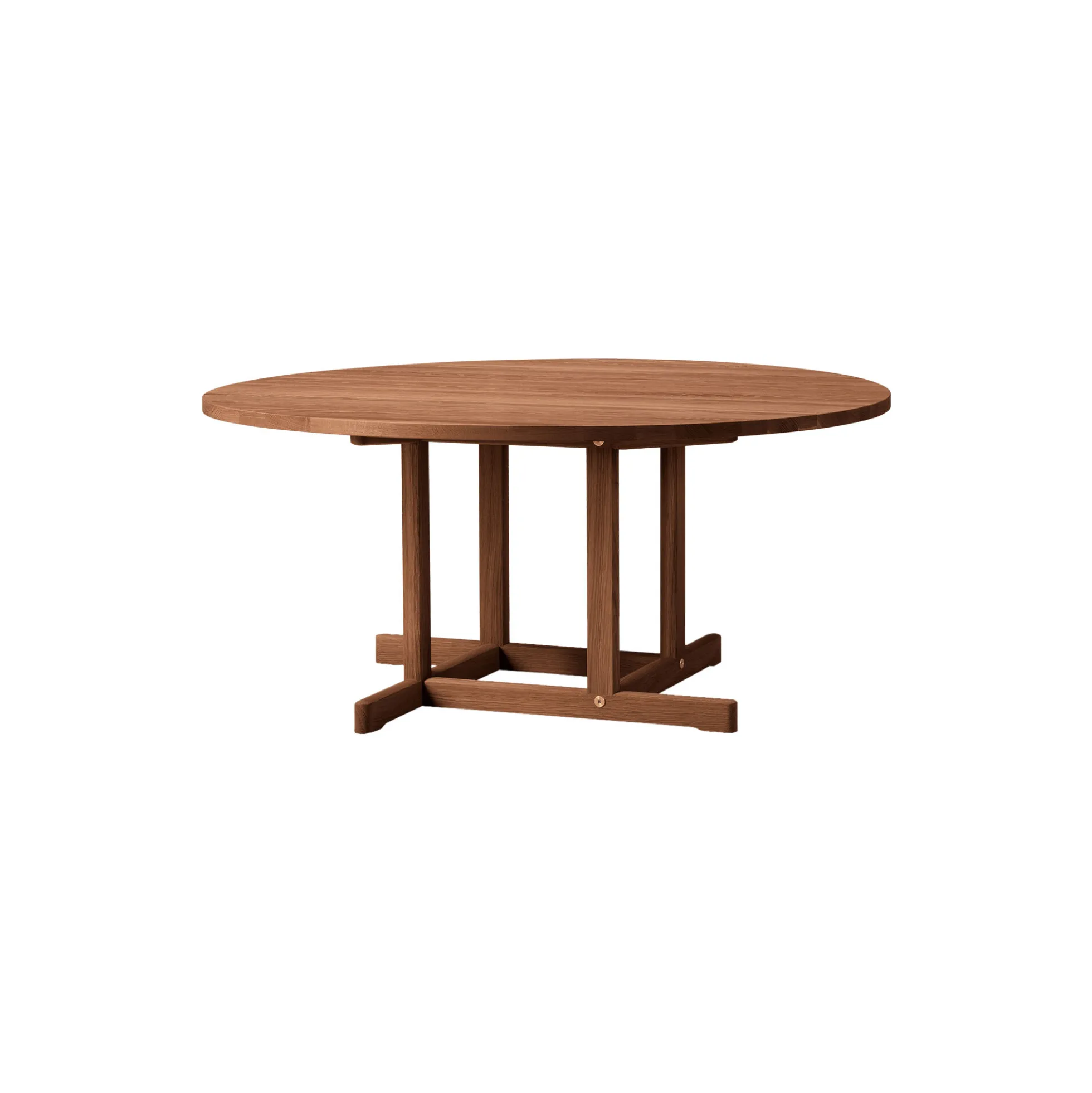 BM80 Mogensen Coffee Table Ø 120 cm, olieret røget eg