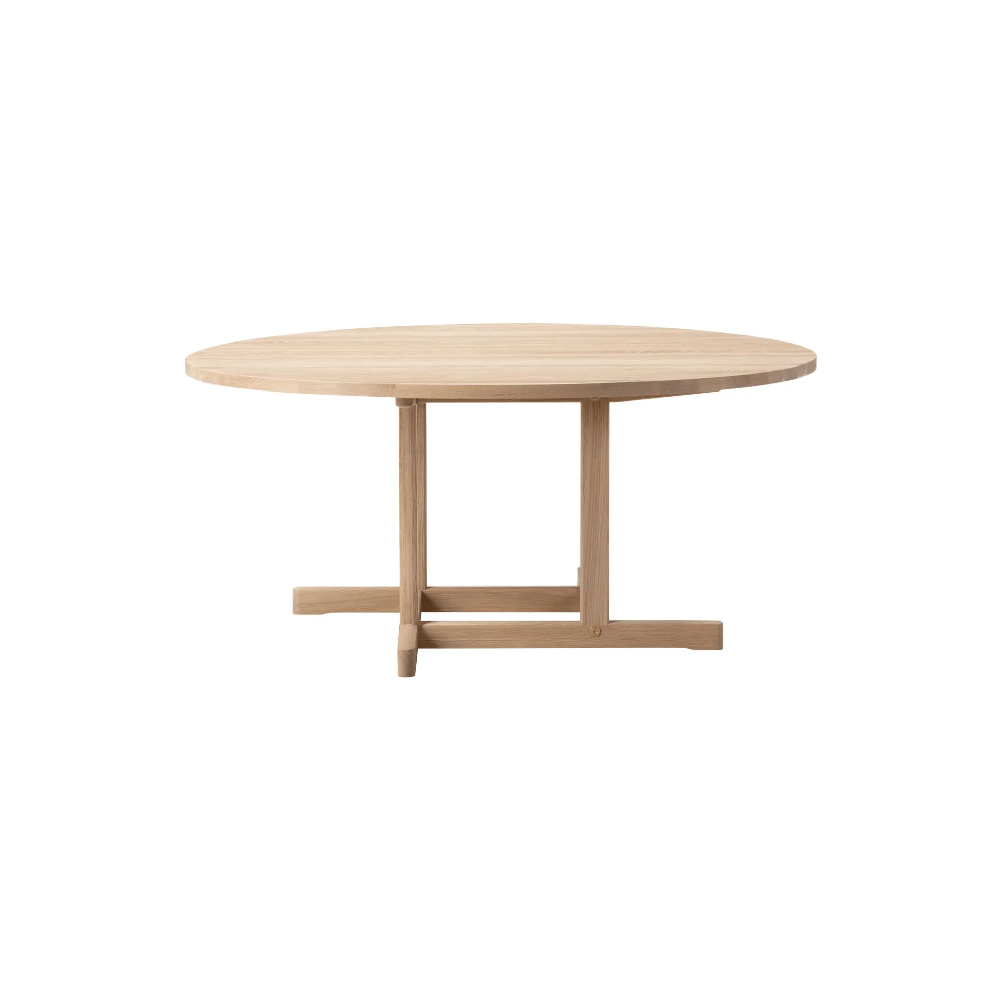 BM80 Mogensen Coffee Table Ø 120 cm, sæbebehandlet eg