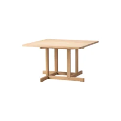 BM80 Mogensen Coffee Table 90x90 cm, lysolieret eg